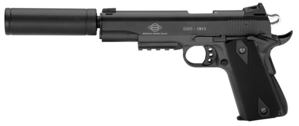 75558_3 American Tactical GSG 1911 Threaded Barrel with Faux Supp .22 LR Blue/Black Pistol