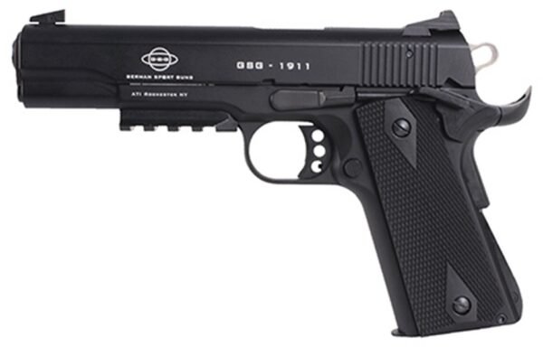 75558_F5BR0K American Tactical GSG 1911 Threaded Barrel with Faux Supp .22 LR Blue/Black Pistol