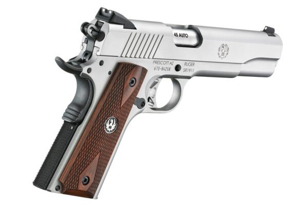 76601_7PHEF8 (1) Ruger SR1911 .45 ACP Stainless Pistol