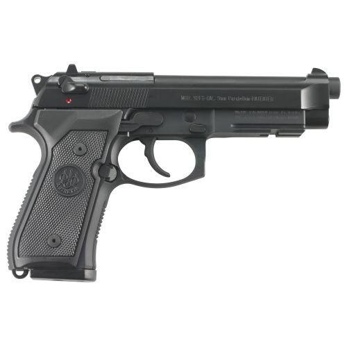 106571_GED25O Beretta 92 M9A1 Ambidextrous Manual Safety 9mm Blue/Black Pistol