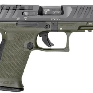 Walther PDP Compact Optic Ready 9mm Green Frame with Black Slide Pistol