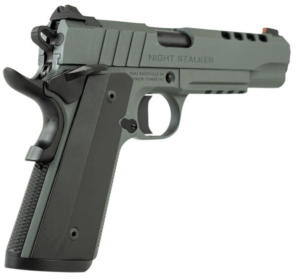 152728_L5I5A2 Tisas 1911 Night Stalker Full-Size .45 ACP Platinum Grey Cerakote Pistol