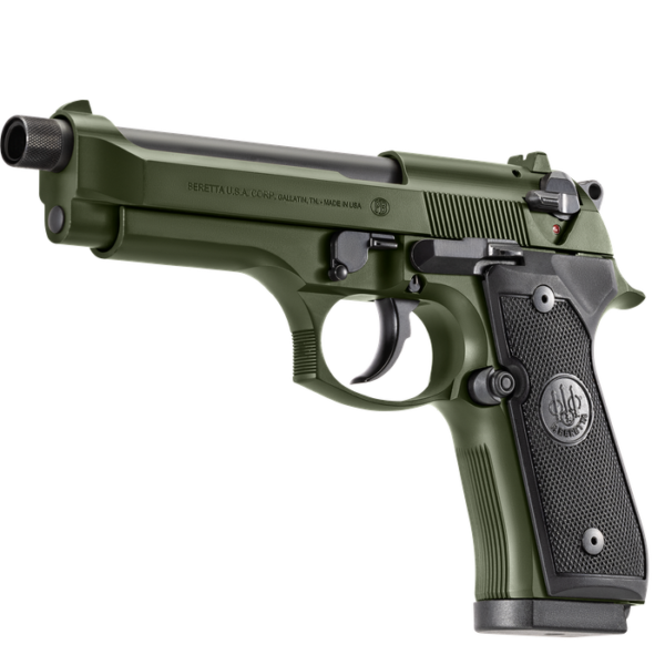 Beretta 92FS Threaded 9mm Olive Drab Green Pistol