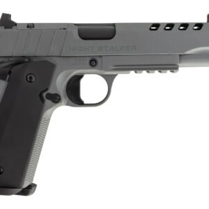 196080_6TPQ21 Tisas 1911 Night Stalker SF Threaded Barrel .45 ACP Platinum Gray Cerakote Pistol