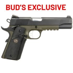 411562268_4 Tisas 1911 Duty MCO Full Size .45 ACP Black and OD Green Pistol