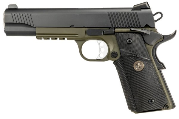 411562268_5ZAXCR Tisas 1911 Duty MCO Full Size .45 ACP Black and OD Green Pistol