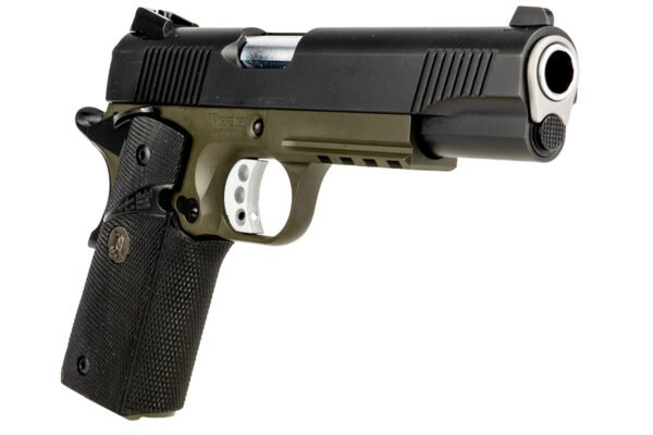411562268_XGRUWN Tisas 1911 Duty MCO Full Size .45 ACP Black and OD Green Pistol