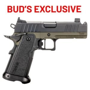 411562278_93 Tisas 1911 Carry DS MCO Compensated Double-Stack 9mm Dark Green Cerakote Pistol