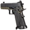 411562278_GH1D7A Tisas 1911 Carry DS MCO Compensated Double-Stack 9mm Dark Green Cerakote Pistol
