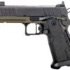 411562278_OD3H6P Tisas 1911 Carry DS MCO Compensated Double-Stack 9mm Dark Green Cerakote Pistol