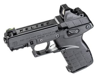 712028805 (1) Kel-Tec P17 Factory Optic Package .22 LR Black Pistol w/ Viridian RFX-11 Green Dot