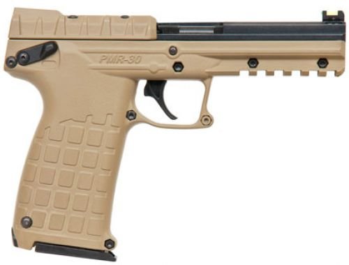 81890_2 KelTec PMR-30 .22 WMR Pistol Tan Cerakote Grip Frame and Slide Cover Black Slide